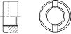 DIN 546 Гайка круглая шлицевая соответствует ГОСТ 11871 DIN 546 Гайка круглая шлицевая соответствует ГОСТ 11871