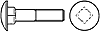 DIN 603 Болт мебельный соответствует ГОСТ 7802, ISO 8677 DIN 603 Болт мебельный соответствует ГОСТ 7802, ISO 8677