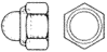 DIN 986 Гайка колпачковая самоконтрящаяся (самостопорящаяся) шестигранная, оцинкованная, с нейлоновым вкладышем. DIN 986 Гайка колпачковая самоконтрящаяся (самостопорящаяся) шестигранная, оцинкованная, с нейлоновым вкладышем.