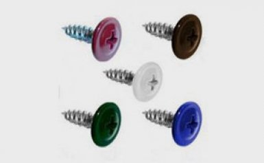 Саморез окрашенный кров. острый 4,8х19 /9003/ (250 шт/уп) ТК -  магазин «ТАТМЕТИЗ»