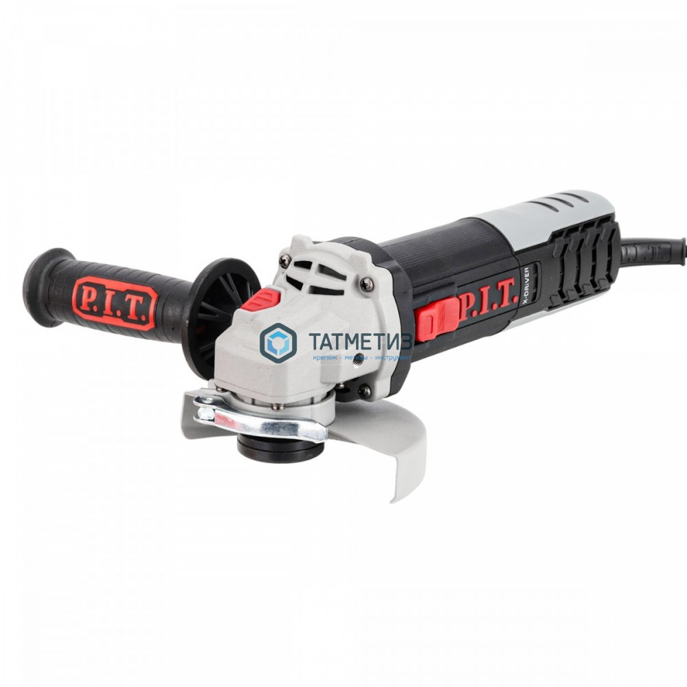 УШМ P.I.T  125 мм, 1000 вт, 11000 об/мин, М14, компаунд, подшипник -  магазин «ТАТМЕТИЗ»