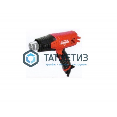 Фен технический (строительный), ELITECH ТВ1655 1600Вт, 400/590С°,250/500л/м, насад, скреб, шпат. -  магазин «ТАТМЕТИЗ»
