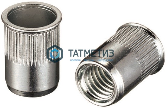 Заклепка резьбовая плоский уменьшенный фланец М 6 (500 шт/уп) КL | «ТАТМЕТИЗ» Заклепка резьбовая плоский уменьшенный фланец М 6 (500 шт/уп) КL - магазин крепежа «ТАТМЕТИЗ»