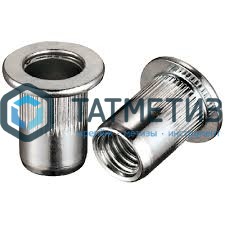 Заклепка резьбовая цилиндрический борт М 8  L=21 (3,0-6,0) мм  NX -  магазин «ТАТМЕТИЗ»