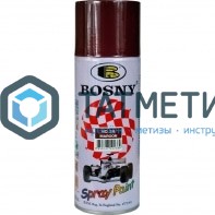 Краска аэроз. BOSNY 520 мл. №038  БОРДОВАЯ -  магазин крепежа «ТАТМЕТИЗ»