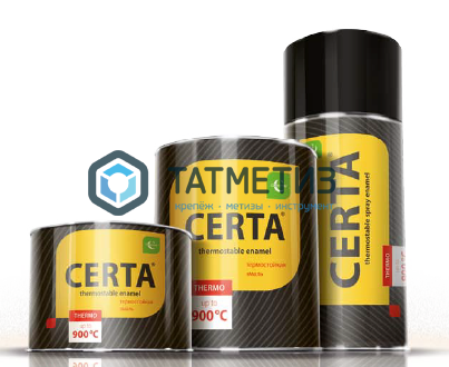 Эмаль термостойкая СИНЯЯ Церта, 0,8 кг Эмаль термостойкая СИНЯЯ Церта, 0,8 кг