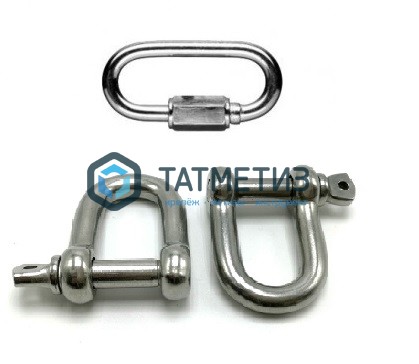 Скоба такелажная прямая 10 КТ | «ТАТМЕТИЗ» Скоба такелажная прямая 10 КТ - магазин крепежа «ТАТМЕТИЗ»