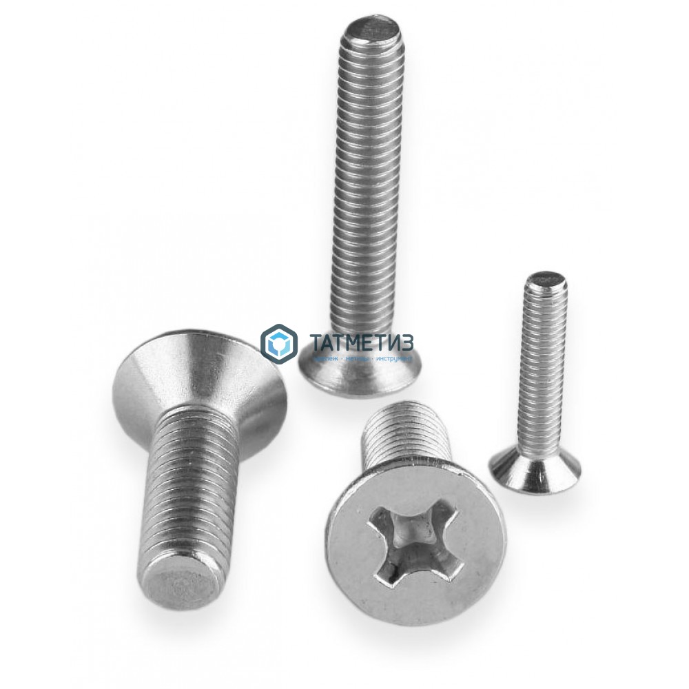 Винт потай DIN 965 А4  М10х20 -  магазин «ТАТМЕТИЗ»