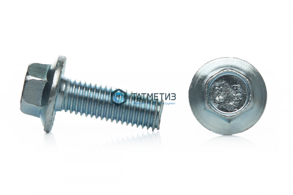 Болт с фланцем DIN 6921 М 8 х 40  КП 8.8 оц -  магазин крепежа «ТАТМЕТИЗ»