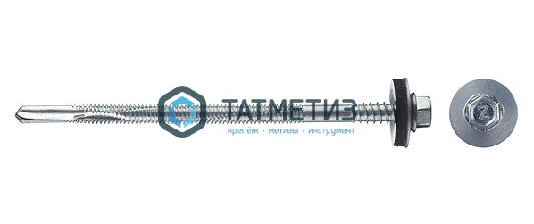 Саморез для сэндвич-панелей 6,3/5,5х200 (400 шт/уп) ТК Саморез для сэндвич-панелей 6,3/5,5х200 (400 шт/уп) ТК