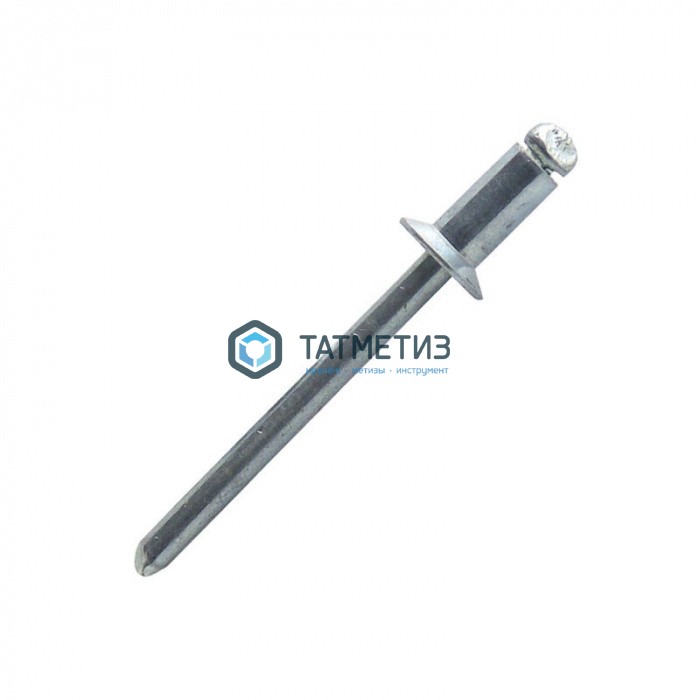 Заклепки потайные вытяжные алюм/сталь 4,8х12 -  магазин «ТАТМЕТИЗ»