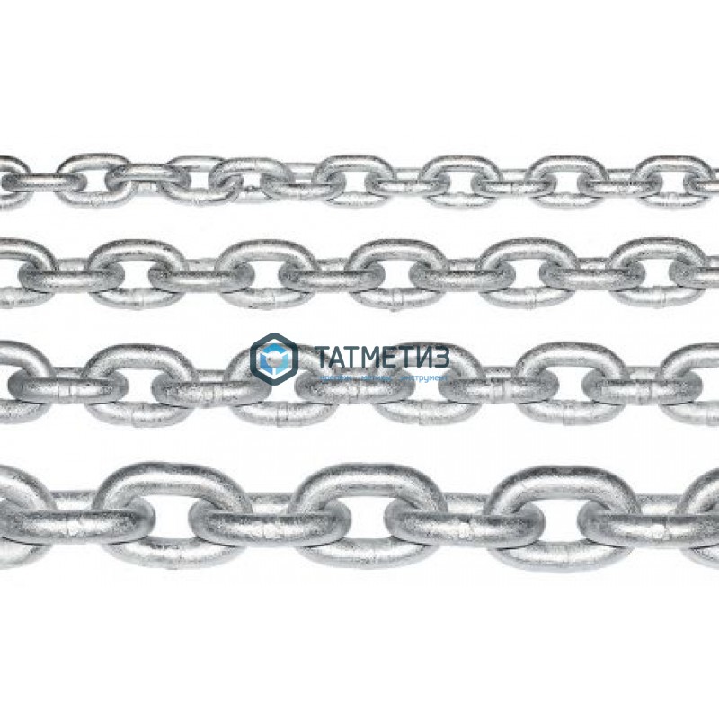 Цепь DIN 766 кор.зв. оц.10 (15 м/бух) КТ | «ТАТМЕТИЗ» Цепь DIN 766 кор.зв. оц.10 (15 м/бух) КТ - магазин «ТАТМЕТИЗ»