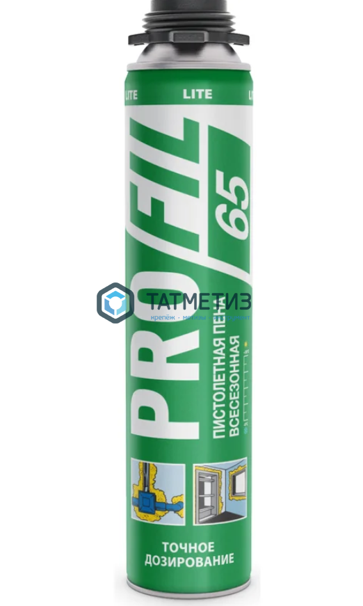 Пена монтажная Profil Lite ручная 625 мл внесезонная -  магазин «ТАТМЕТИЗ»