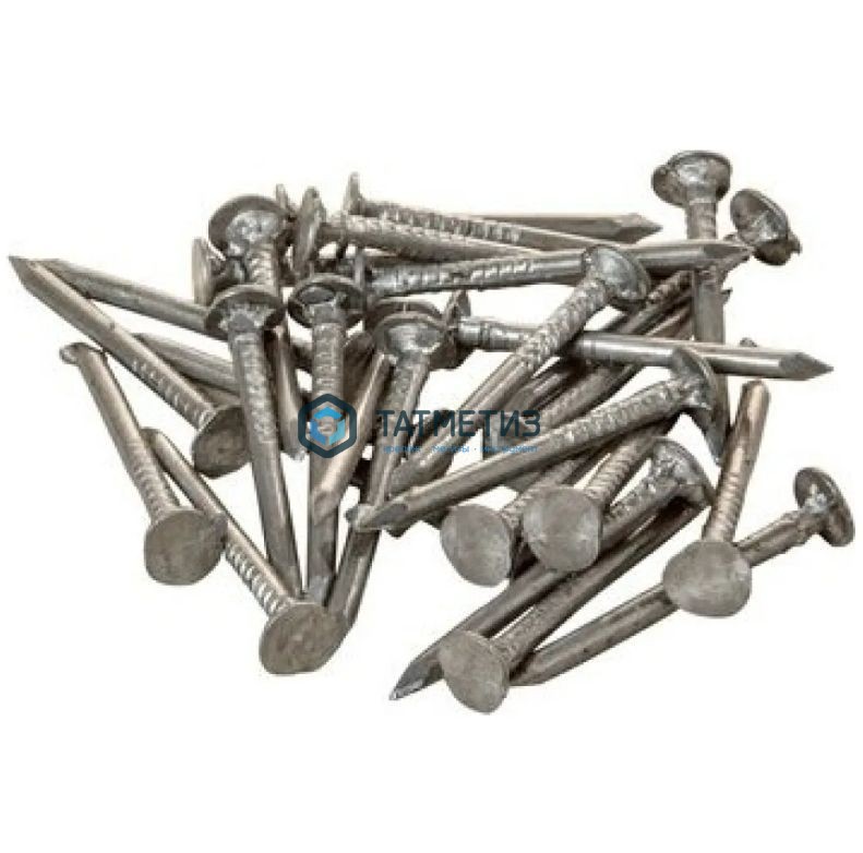 Гвозди толевые 2,0х20 оцинков. (5 кг/уп) Гвозди толевые 2,0х20 оцинков. (5 кг/уп)