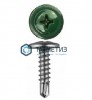 Саморез п/ш сверло 4,2x19  RAL 6005 -  магазин «ТАТМЕТИЗ»