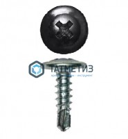 Саморез п/ш сверло 4,2x16  RAL 9005 -  магазин крепежа «ТАТМЕТИЗ»