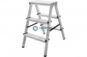 Стремянка 2-сторонняя алюм, ступень  80 мм, 2х3, NV -  магазин крепежа «ТАТМЕТИЗ»