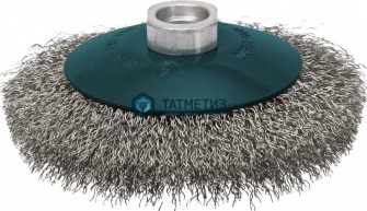 Щетка для УШМ тарелка 115 мм, М14, витая № 56 ПрофОснастка Мастер -  магазин крепежа «ТАТМЕТИЗ»