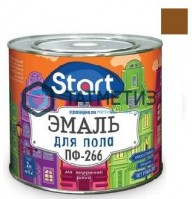 Эмаль ПФ-266  СТАРТ  ЖЕЛТО-КОРИЧНЕВАЯ  2 кг-. /6 -  магазин крепежа «ТАТМЕТИЗ»