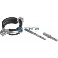 Хомут 59-66мм (2) сантехнический с гайкой М 8 КТ | «ТАТМЕТИЗ» Хомут 59-66мм (2) сантехнический с гайкой М 8 КТ - магазин крепежа «ТАТМЕТИЗ»
