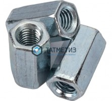 Гайка соединительная DIN 6334, оц М16 -  магазин крепежа «ТАТМЕТИЗ»
