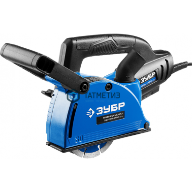 Штроборез ЗУБР, глуб. паза до 30мм, 125мм, подкл. пылесоса, плавн пуск, защита от перегрузки,1400Вт -  магазин крепежа «ТАТМЕТИЗ»