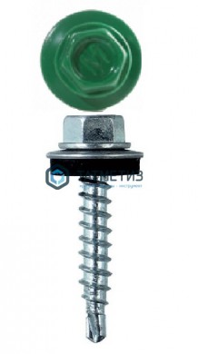 Саморез окраш.кров. 4,8х29 /6029/ зеленая мята -  магазин крепежа «ТАТМЕТИЗ»