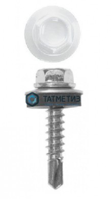 Саморез окраш.кров. 5,5х19 /9003/ DAXMER M (10х250) -  магазин крепежа «ТАТМЕТИЗ»