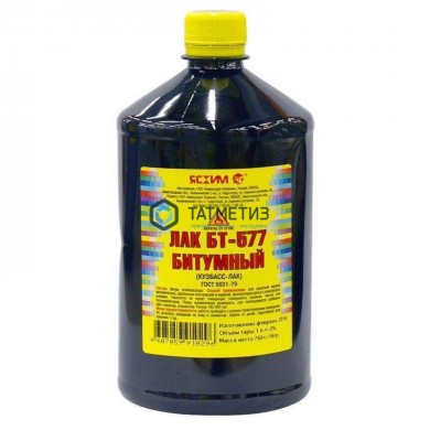 Лак битумный БТ-577 0,5л | «ТАТМЕТИЗ» Лак битумный БТ-577 0,5л - магазин крепежа «ТАТМЕТИЗ»