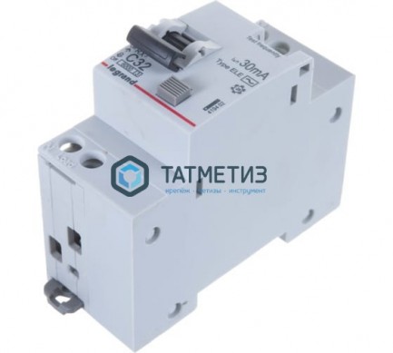 Выключатель авт.дифференциального тока 1п C 32 А 30 мА тип AC 6 кА (1P+N) RX3 Legrand -  магазин крепежа «ТАТМЕТИЗ»