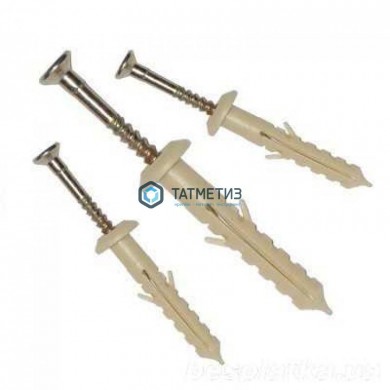 Дюбель-гвоздь 6х80 гриб (1000 шт/уп) ТК нейлон | «ТАТМЕТИЗ» Дюбель-гвоздь 6х80 гриб (1000 шт/уп) ТК нейлон - магазин крепежа «ТАТМЕТИЗ»