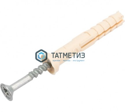 Дюбель-гвоздь 6х80 потай (1000 шт/уп) ТК нейлон | «ТАТМЕТИЗ» Дюбель-гвоздь 6х80 потай (1000 шт/уп) ТК нейлон - магазин крепежа «ТАТМЕТИЗ»