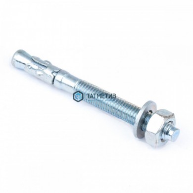 Анкер клиновой 12x100 ( 25 шт/уп) белый цинк R | «ТАТМЕТИЗ» Анкер клиновой 12x100 ( 25 шт/уп) белый цинк R - магазин крепежа «ТАТМЕТИЗ»