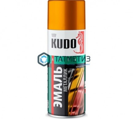 Краска аэроз. KUDO 520 мл. №1028  МЕТАЛЛИК ЗОЛОТО -  магазин крепежа «ТАТМЕТИЗ»