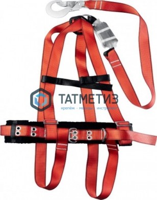 Пояс лямочный, ленточный строп с амортизатором, 3 точки крепления ЗУБР Урал | «ТАТМЕТИЗ» Пояс лямочный, ленточный строп с амортизатором, 3 точки крепления ЗУБР Урал - магазин крепежа «ТАТМЕТИЗ»