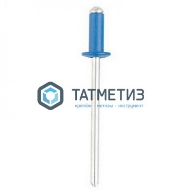 Заклепки ZK ал/ст 4,8x12 RAL 5005 (1000 шт/уп) DR -  магазин крепежа «ТАТМЕТИЗ»
