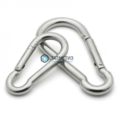 Карабин DIN 5299C 12 (10 шт/уп) ТК | «ТАТМЕТИЗ» Карабин DIN 5299C 12 (10 шт/уп) ТК - магазин крепежа «ТАТМЕТИЗ»