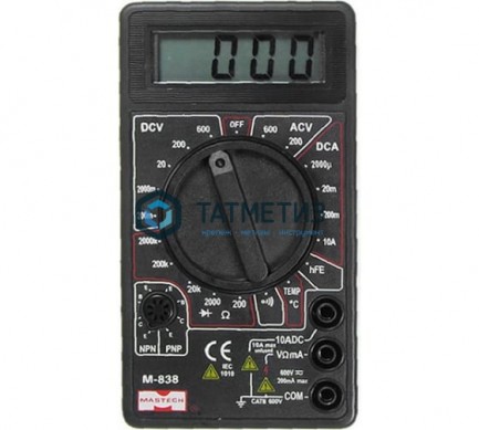 Мультиметр портативный М838 MASTECH -  магазин крепежа «ТАТМЕТИЗ»