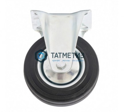 Колесо неповоротное d-200мм, крепление платформенное // СИБРТЕХ | «ТАТМЕТИЗ» Колесо неповоротное d-200мм, крепление платформенное // СИБРТЕХ - магазин крепежа «ТАТМЕТИЗ»