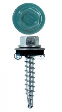 Саморез окраш.кров. 4,8х29 /5021/  (4500 шт/уп) ОМАХ -  магазин крепежа «ТАТМЕТИЗ»