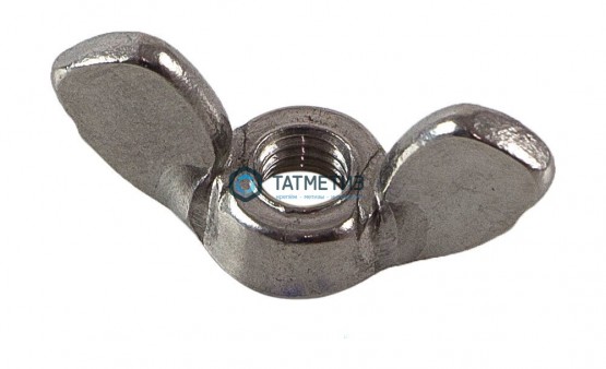 Гайка-барашек немецкого типа DIN 315 А2 M 8 GT | «ТАТМЕТИЗ» Гайка-барашек немецкого типа DIN 315 А2 M 8 GT - магазин крепежа «ТАТМЕТИЗ»