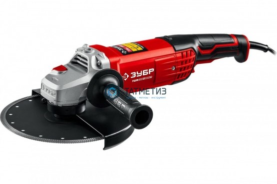 УШМ ЗУБР 230 мм, 2200 Вт | «ТАТМЕТИЗ» УШМ ЗУБР 230 мм, 2200 Вт - магазин крепежа «ТАТМЕТИЗ»
