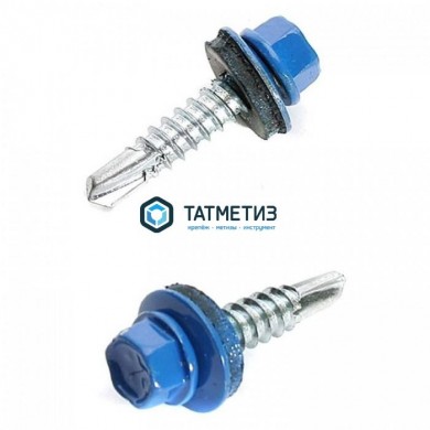 Саморез окраш.кров. 5,5х25 /5012/ DAXMER M (10х250) -  магазин крепежа «ТАТМЕТИЗ»