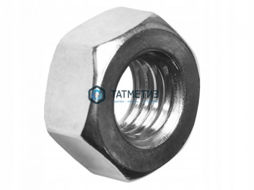 Гайка М30х1,5 DIN 934 А2 нержавейка | «ТАТМЕТИЗ» Гайка М30х1,5 DIN 934 А2 нержавейка - магазин крепежа «ТАТМЕТИЗ»