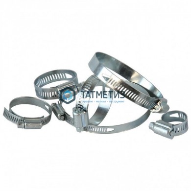 Хомут червячный 300-320/12 мм | «ТАТМЕТИЗ» Хомут червячный 300-320/12 мм - магазин крепежа «ТАТМЕТИЗ»