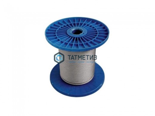 Трос  стальной оц. 1 мм DIN 3055  (250 м/бух) D / КК -  магазин крепежа «ТАТМЕТИЗ»