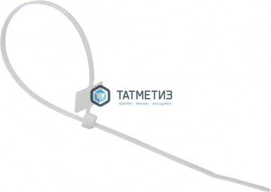 Хомут-стяжка нейлон  200 х 2,5  (100 шт/уп)  REXANT под маркер -  магазин крепежа «ТАТМЕТИЗ»
