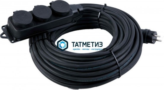 Удлинитель силовой с/з, КГ, 3500 Вт, 3-гнезда, 50м Атом Атлант -  магазин крепежа «ТАТМЕТИЗ»