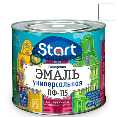 Эмаль ПФ-115  БЕЛАЯ  глянцевая 1,8 кг-. /6 СТАРТ -  магазин крепежа «ТАТМЕТИЗ»