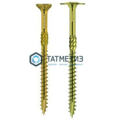 Шуруп с/нарез. д/дерева, потай 8х160 (100 шт.) | «ТАТМЕТИЗ» Шуруп с/нарез. д/дерева, потай 8х160 (100 шт.) - магазин крепежа «ТАТМЕТИЗ»